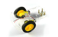 Trắng Vàng Nhỏ Hai Ổ Đĩa Thông Minh Xe Diy Robot Kit 20 cm x 15.5 cm x 6.5 cm
